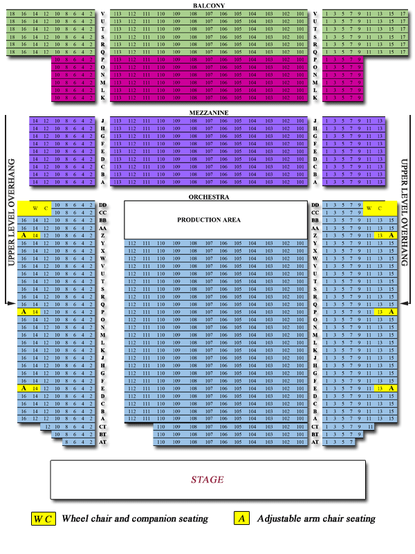 Bergenpac Seating Chart