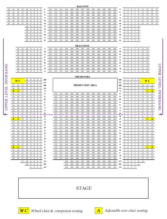 Bergenpac Org Seating Chart