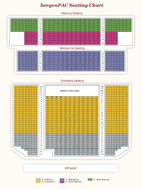 Bergen Pac Seating Chart